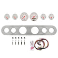 AutoMeter Arctic White 67-72 Ford Truck Billet Panel/Gauge Kit - 3-1/8in. (x2) & 2-1/16in. (x4)