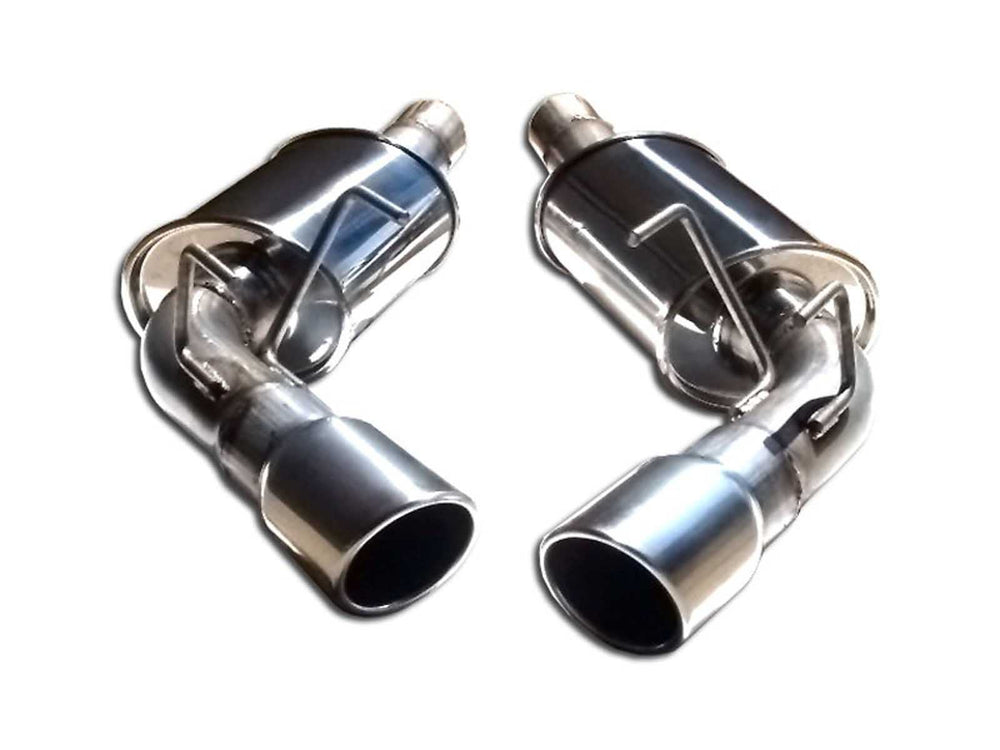 2 Axle-Back Exhaust System 2.5-Inch T304 Stainless Steel