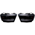 1923 RAM HALOGEN OEM REPL HEADLIGHTS CHROME