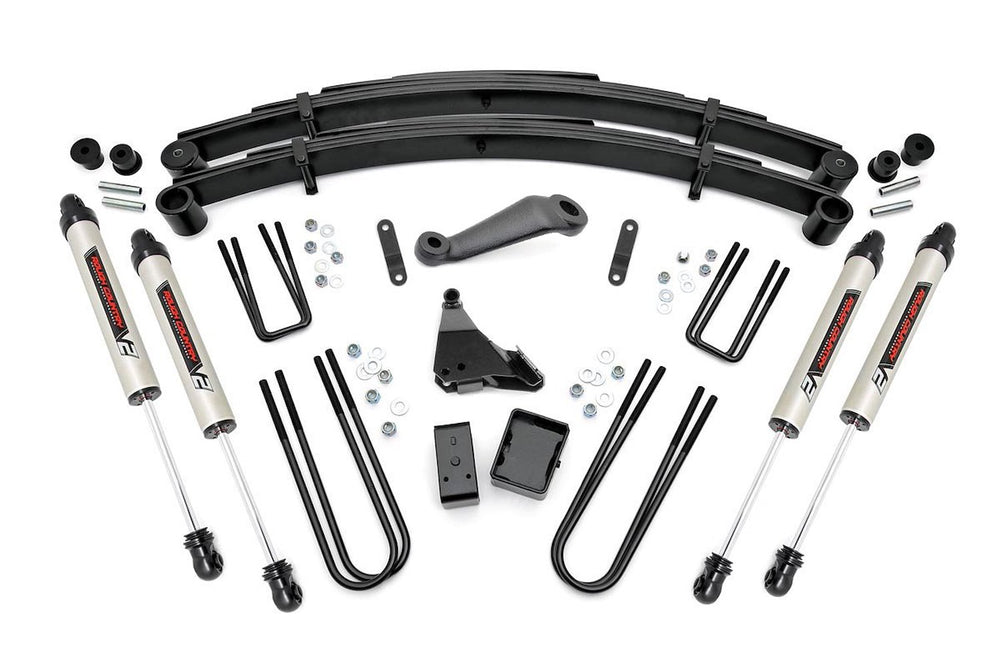 1x 7653 6 Inch Lift Kit Rear Blocks V2 Ford Super Duty 4WD (99-04)