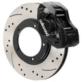 Wilwood 75-83 Porsche 911 D45 11.10in. Front Brake Kit w/ Flex Lines - Drilled Rotors (Red)