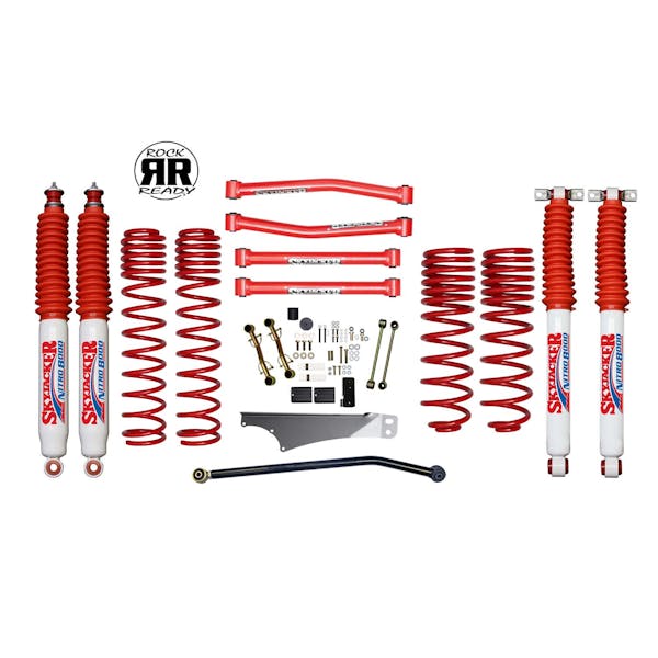 JK 4DR 4" RED KIT W/NITRO