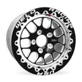 Weld S77 15x10.33 / 5x4.75 BP / 4.5in. BS Black Wheel (Medium Pad) - Black Single Beadlock MT