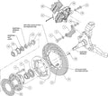 Wilwood auto part installed view