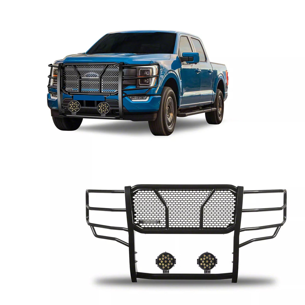 BLK RUGGED HD GRILLE GUARD KIT