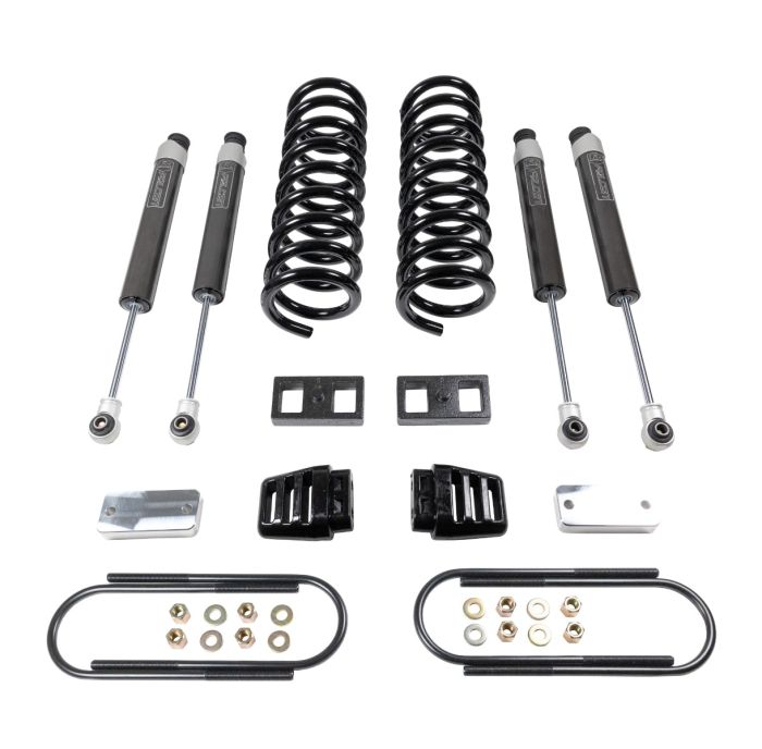 RLS - 3 coil lift kit - front coils and rear blocks radius arm drop brackets Falcon shocks Fits Dodge Ram 3500 2019-2024
