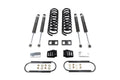 RLS - 3 coil lift kit - front coils and rear blocks radius arm drop brackets Falcon shocks Fits Dodge Ram 3500 2019-2024