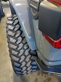 ~(45 lbs. 72X16X11)~ 18-Current - JL-JLU Kelvin Rear Bumper w/ Hitch AND Sensors - Unfinished Alum Unfinished