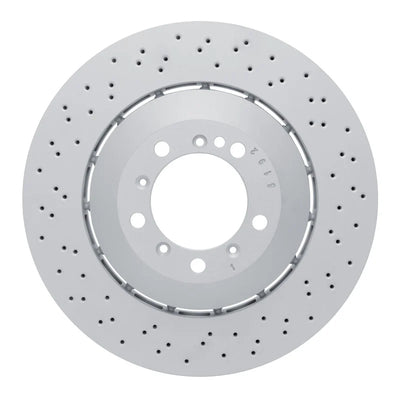 DFC 16-23 Porsche Cayman Left Front Drilled Hi-Carbon Alloy Geomet Coated Rotor