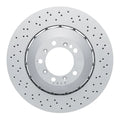 DFC 16-23 Porsche Cayman Right Front Drilled Hi-Carbon Alloy Geomet Coated Rotor
