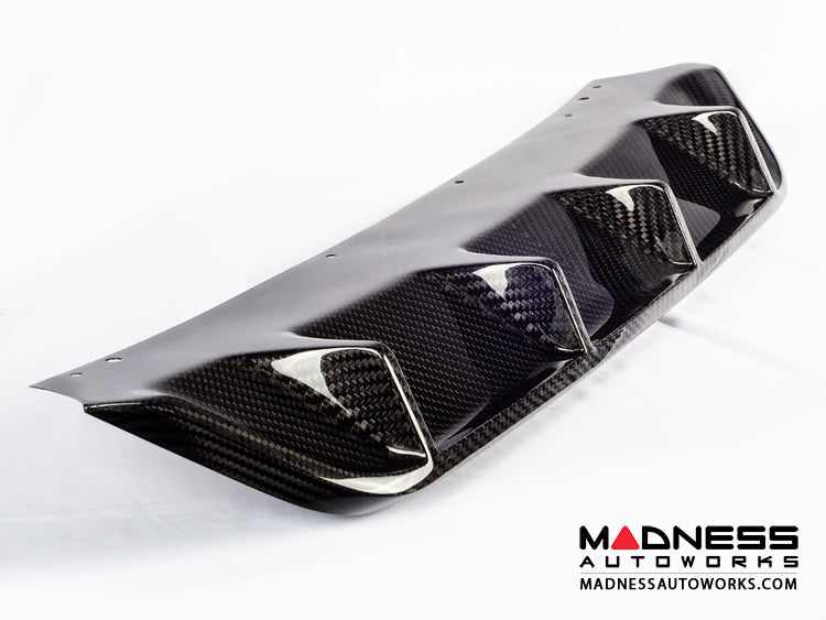 Delta Prepreg Carbon Fiber Rear Diffuser