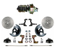 LEED Brakes Power Front Kit with Drilled Rotors and Zinc Plated Calipers