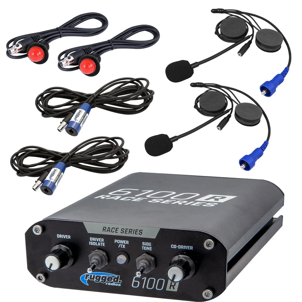 Rugged Radios RRP6100 Race Series Intercom w/ DSP Chips Install