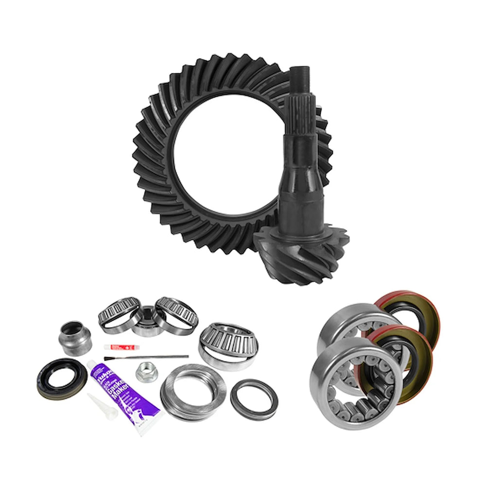 9.75 Ford 3.73 Rear Ring Pinion Install Kit Axle Bearings Seal 9.75 FORD 3.73 REAR R P GEAR