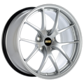 BBS RI-A 18x9.5 5x120 ET27 Diamond Silver Wheel 82mm PFS/Clip Required