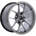 BBS RI-A 18x11 5x120 ET37 Diamond Silver Wheel -82mm PFS/Clip Required