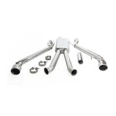 2015+ Mustang EcoBoost 3in Dual Exhaust System (One Muffler)