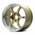 Advan R6 18x10.5 +24 5-114.3 Machining & Racing Brass Gold Wheel