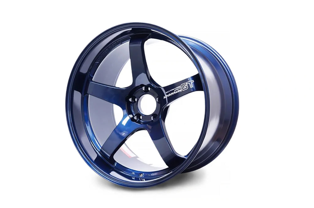 Advan GT Premium Version 19x9.5 +22 5-112 Racing Titanium Blue Wheel