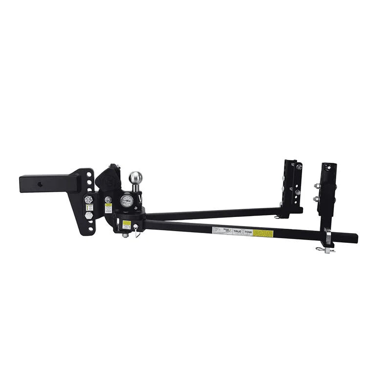 TRUE TOW HEAVYWEIGHT WEIGHT DISTRIBUTION HITCH 4IN DROP 2.5IN SHANK RATED FOR 18.5K GTWR