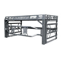 18C CANAM DEFENDER BED RACK SET (BLACK SHORT)