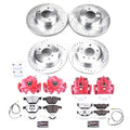 Power Stop 11-13 BMW 328i Front & Rear Z23 Evolution Kit W/Cals