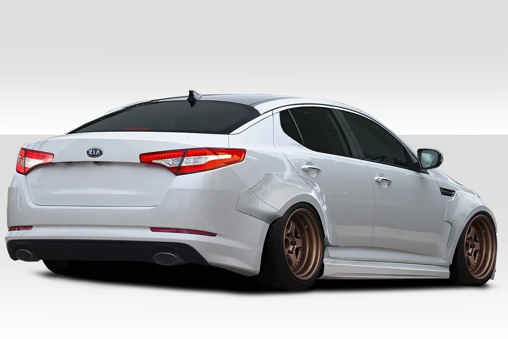 2011-2013 Kia Optima Duraflex CPR Body Kit - 13 Piece - Includes 116099 CPR Front Lip 116103 CPR Side Skirts 116104 CPR Front Fender Flares 116105 CPR Rear Fender Flares.