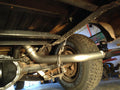 ~(60 lbs. 60X14X14)~ 1975-87 GM Truck Crossmember Back w/ Xpipe Exhaust System Violator