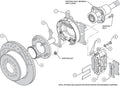 Wilwood auto part installed view