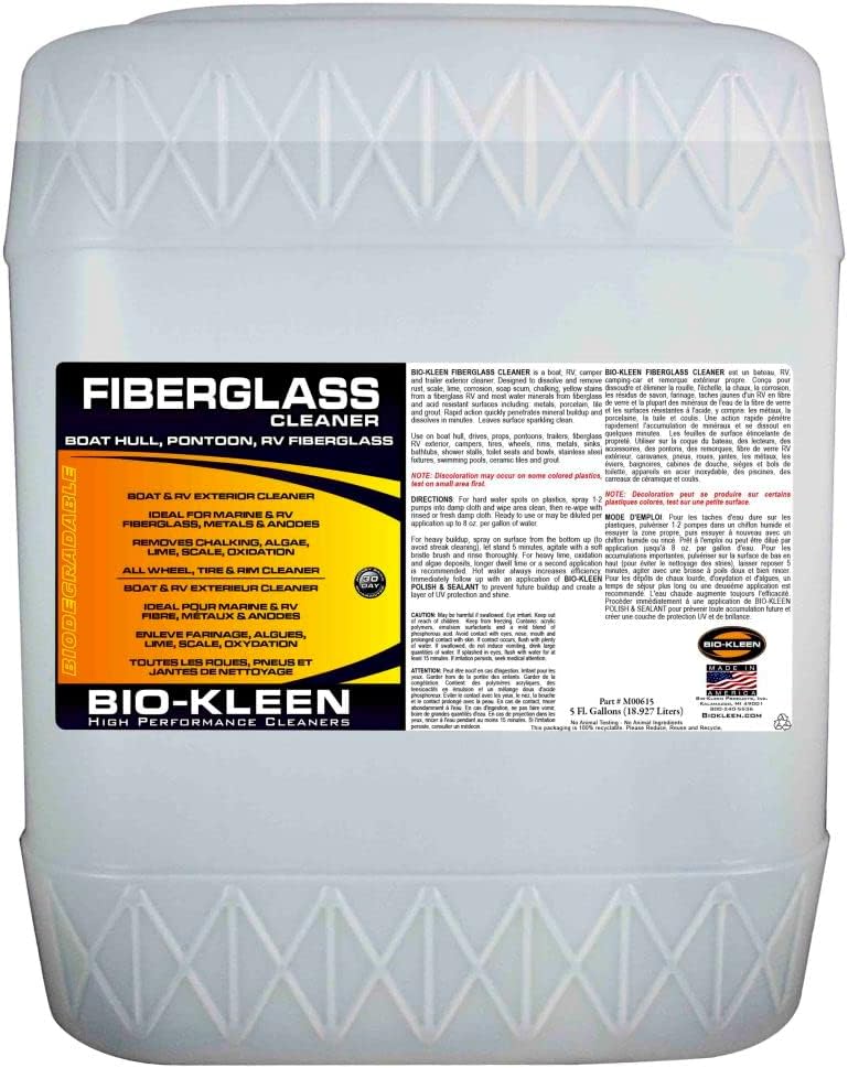 BIOKLEEN FIBERGLASS CLEANER 55 GAL