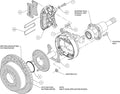 Wilwood Disc/Drum Rear Kit FDPLP-DS Big Ford