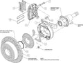 Wilwood Disc/Drum Rear Kit FDPLP-DS Small Ford