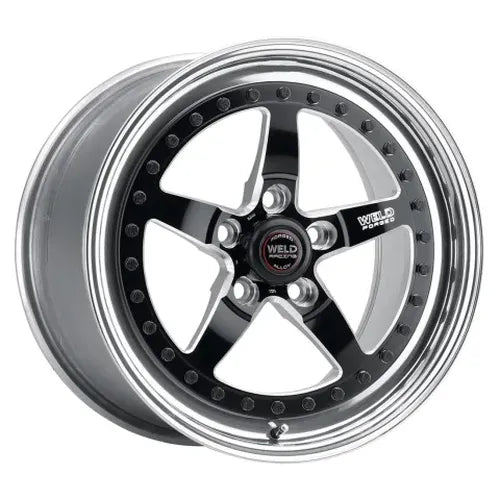 Weld Weldstar 17x10 / 5x112 BP / 7.2in. BS Black Wheel - High Pad