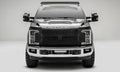 1719 F250/F350/F450/F550 STEALTH LASER X GRILLE/BLACK/MILD STEEL/1 PC REPLACEMEN