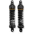 Progressive Harley Ultra Touring-QPS 944 Series Shocks, 13in, 12in Ride Height Standard - Black / Go