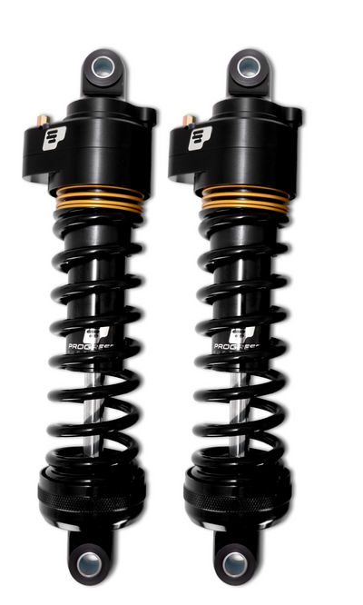 Progressive black shock absorber