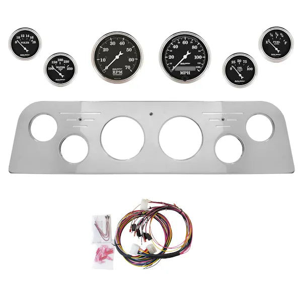 AutoMeter black gauge