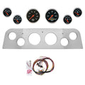 AutoMeter Designer Black 60-61 GMC Truck Billet Panel/Gauge Kit - 3-1/8in. (x2) & 2-1/16in. (x4)