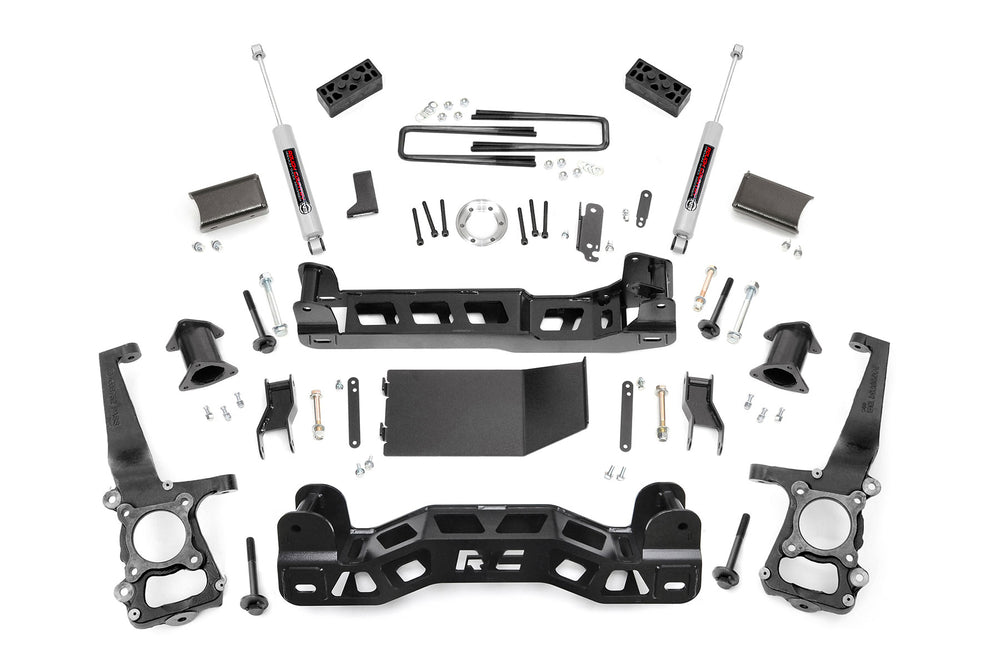 1x 555BOX1 1x 23165 1x 555BOX3 1x 1598BOX1 1x 1598BOX10 1x 1598BOX5 1x 575BOX2 4 Inch Lift Kit Ford F-150 4WD (2009-2010)
