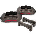 GrimmSpeed Trailing Front 4- Piston Brake Calipers - Satin Red - Subaru WRX/STi