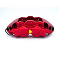 GrimmSpeed Trailing Front 4- Piston Brake Calipers - Satin Red - Subaru WRX/STi