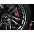 GrimmSpeed Trailing Front 4- Piston Brake Calipers - Satin Red - Subaru WRX/STi
