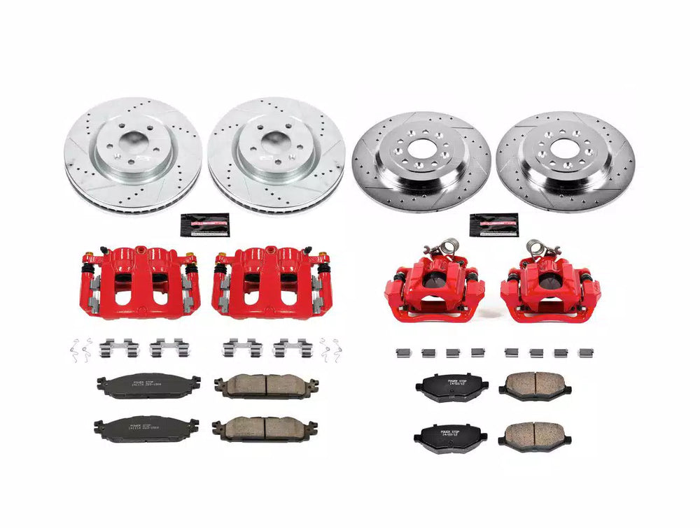 Power Stop 11-19 Ford Explorer Front & Rear Z23 Evolution Sport Brake Kit w/Calipers