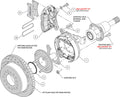 Wilwood hardware kit close-up