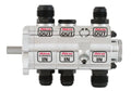 Peterson Fluid Systems R4 3-Stage Oil Pump - Left Side Mount - Rear Drive Drag - Front Pressure