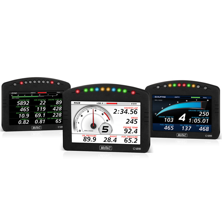 C125 125mm Color Dash Display and Logger