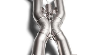 Akrapovic 2017+ Mercedes-AMG GT Roadster Evolution Line Cat Back (Titanium) w/Carbon Fiber Tips
