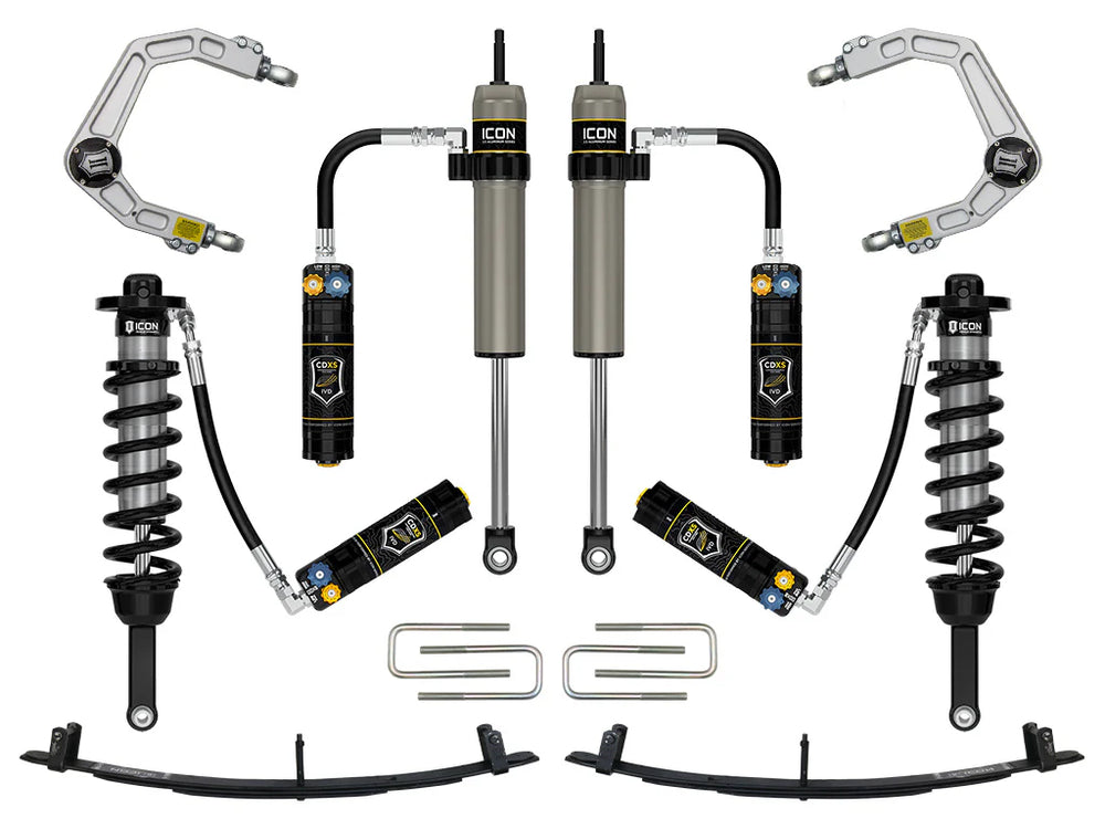 ICON 05-15 Toyota Tacoma 0-3.5in/2016+ Toyota Tacoma 0-2.75in Stg 6 Suspension System w/Tubular Uca