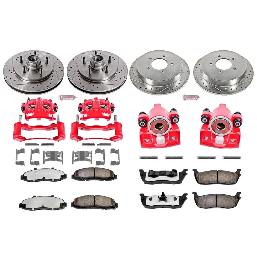 Power Stop Z36 COATED KIT W/ AS CALS CPR1880-36
