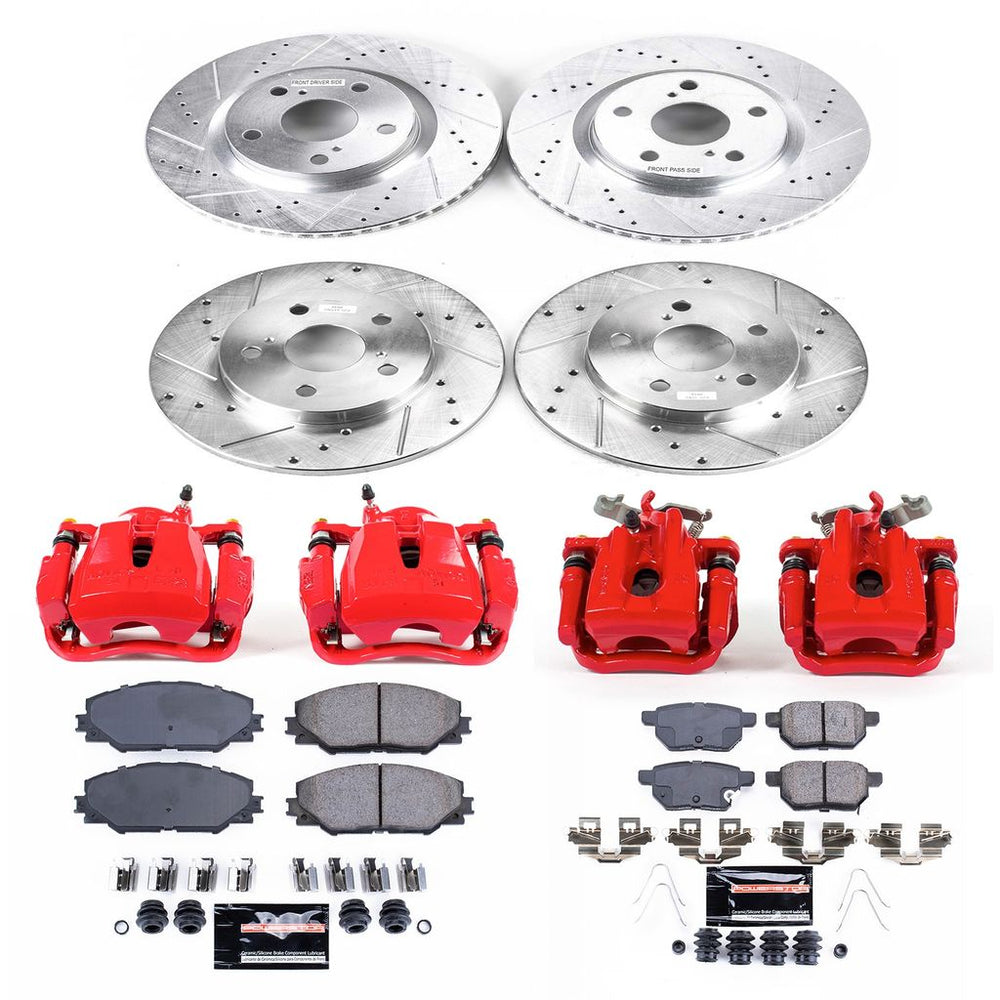Power Stop Z23 COATED KIT W/ PC CALS CPC7631-23
